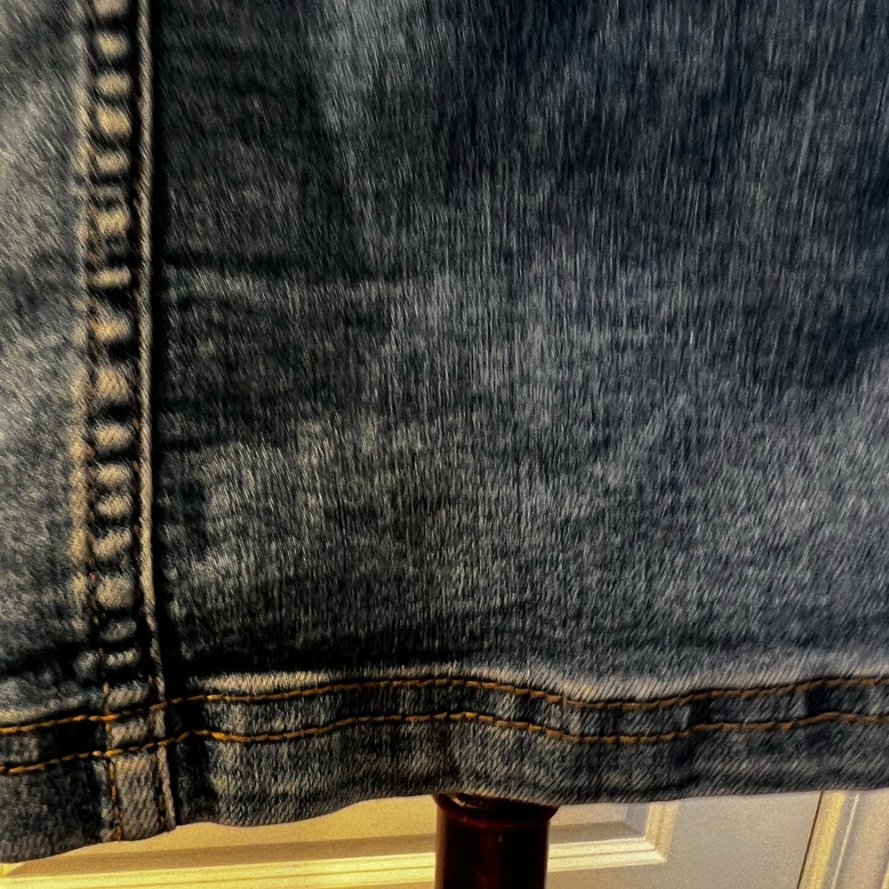 H&M Divided denim jean dress sleeveless buttons small concert wear - Picture 8 of 11